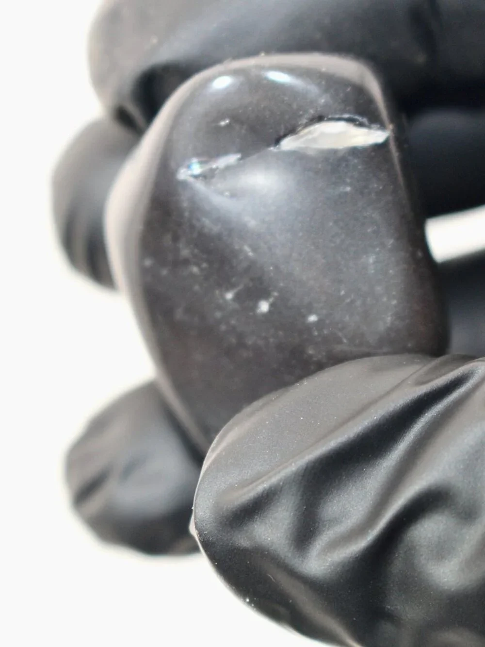 16.3g Old Stock Rainbow Obsidian Polished Davis Creek California Rare Stone Rock